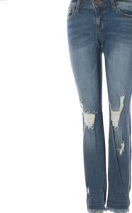 SP Black Label Destructed Denim in Light Wash